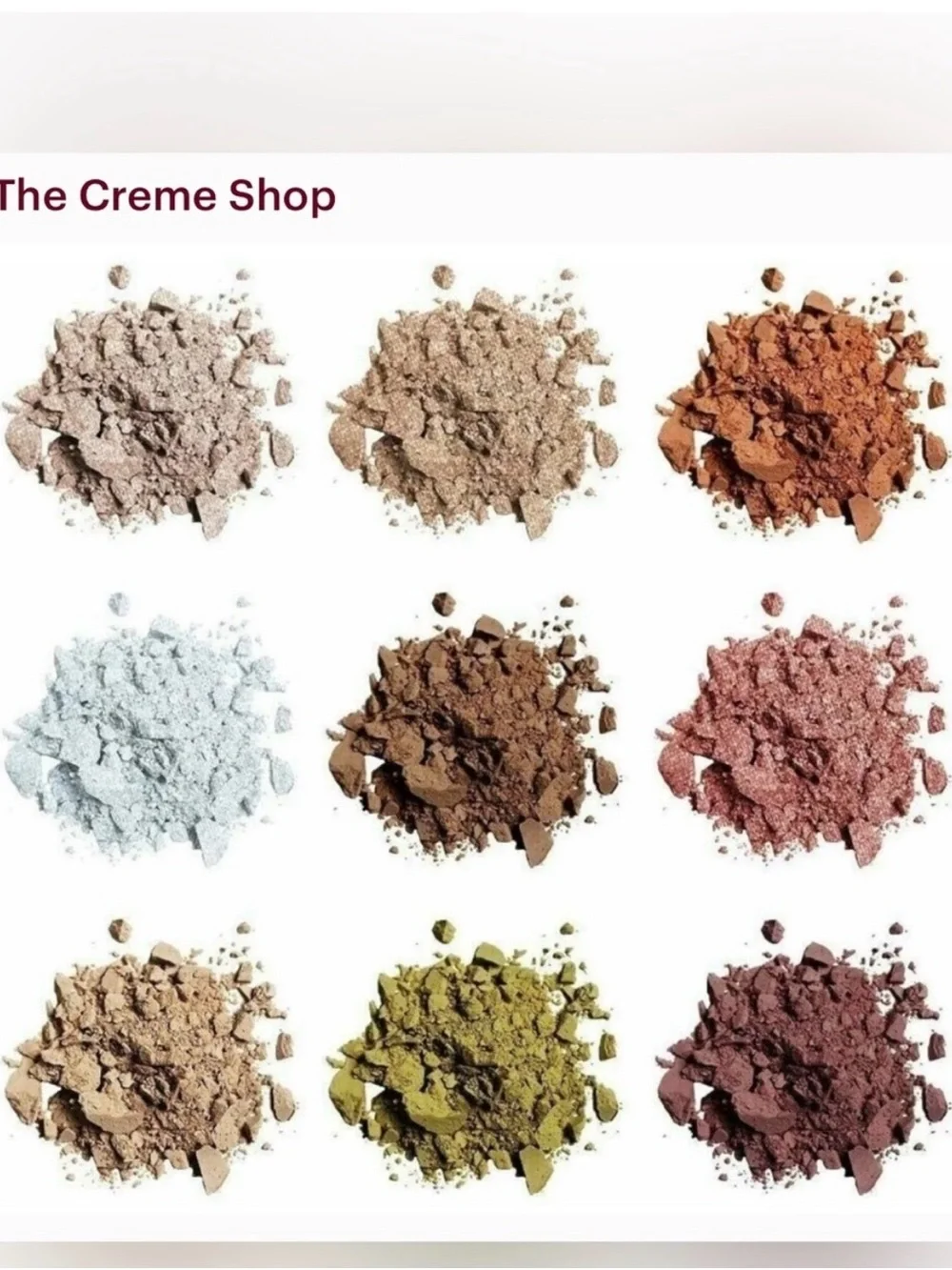 the Crème Shop Desert Springs 9-Color Eyeshadow Palette - Warm Neutrals